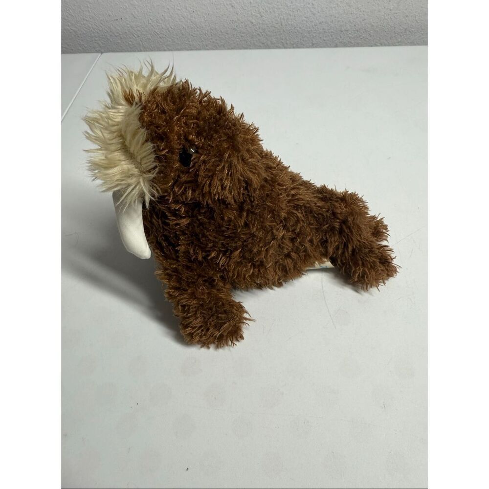 Vintage Sea World Walrus 7” Plush Stuffed Toy Animal Brown
